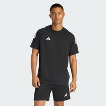 Camiseta Adidas Sereno 3S Preta e Branca Camiseta Adidas Sereno 3S Preta e Branca