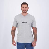 Camiseta Adidas Small Logo Linear Cinza