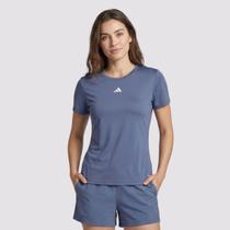 Camiseta Adidas TR B 3S Feminina Azul Marinho Camiseta Adidas TR B 3S Feminina Azul Marinho