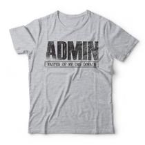Camiseta Admin Studio Geek Casual