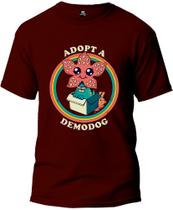 Camiseta Adopt a Demodog Masculina e Feminina 100% Algodão Primeira Linha Gola Redonda