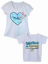 Camiseta Adulta e Infantil Chicletinho da Mamãe Kit Tal Mãe Tal Filho Camiseta Adulta e Infantil Chicletinho da Mamãe Kit Tal Mãe Tal Filho