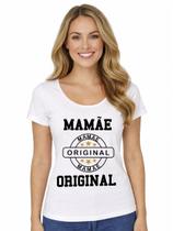 Camiseta Adulta Feminina Estampa Mamãe