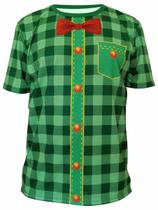 Camiseta Adulta Masculina Estampada Festa Junina Verde - Calupa