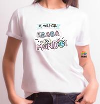 Camiseta Adulto A Melhor Babá do Mundo - Zlprint Camiseta Adulto A Melhor Babá do Mundo - Zlprint