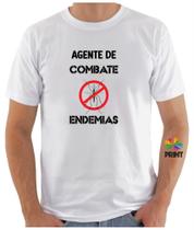 Camiseta Adulto Agente de Combate Endemias Est. 1 - Profissões Zlprint