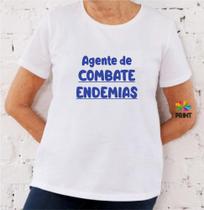 Camiseta Adulto Agente de Combate Endemias Est. 5 - Profissões Zlprint