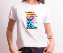 Camiseta Adulto Autismo Conheça Entenda Respeite Inclua Est. 1.41 - Autista Zlprint