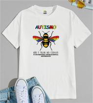 Camiseta Adulto Autismo Não é Falha no Código! Abelha Est. 1.30 - Autista Zlprint Camiseta Adulto Autismo Não é Falha no Código! Abelha Est. 1.30 - Autista Zlprint