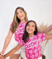 Camiseta adulto barbie pink Estampada