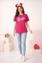 Camiseta Adulto Barbie rosa