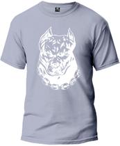Camiseta Adulto Dog Pit Masculina Tecido Premium 100% Algodão Manga Curta Fresquinha