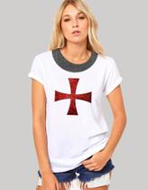Camiseta adulto e infantil Cavaleiro Templário Medieval