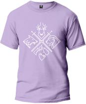 Camiseta Adulto Escudo Games Off T. Masculina Tecido Premium 100% Algodão Manga Curta Fresquinha