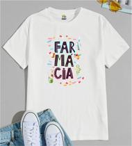 Camiseta Adulto Farmácia Est. Pan Profissões - Profissão Zlprint