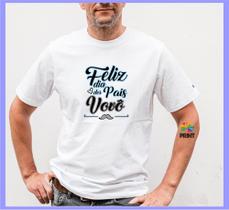 Camiseta Adulto Feliz Dia dos Pais Vovô - Netos Zlprint