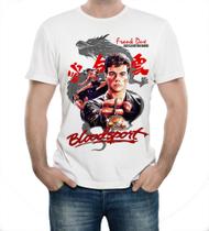 Camiseta Adulto Filme Blood Sport o Grande Dragão Branco