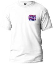 Camiseta Adulto Freak Waves Classic Masculina Tecido Premium 100% Algodão Manga Curta Fresquinha