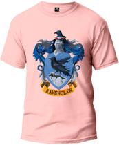 Camiseta Adulto Harry Potter Corvinal Masculina Tecido Premium 100% Algodão Manga Curta Fresquinha