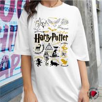 Camiseta Adulto Harry Potter Hogwarts