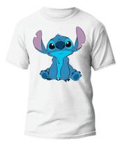 Camiseta Adulto Lilo Stitch Camisa 100% Algodão