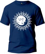 Camiseta Adulto Lua e Sol Masculina Tecido Premium 100% Algodão Manga Curta Fresquinha - Wintershop