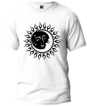 Camiseta Adulto Lua e Sol Masculina Tecido Premium 100% Algodão Manga Curta Fresquinha