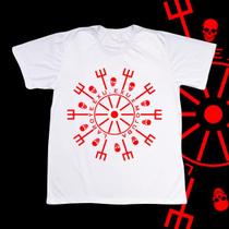 Camiseta Adulto - Mandala vermelha Laroye Exu