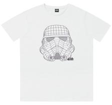 Camiseta Adulto Masculina Stormtrooper Star Wars Branca- - Fakini Camiseta Adulto Masculina Stormtrooper Star Wars Branca- - Fakini