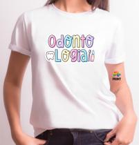 Camiseta Adulto Odontologia Est. Profissões Mafu - Profissão Zlprint