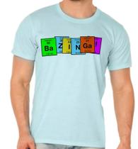Camiseta Adulto Ou Infantil Bazinga Big Bang Theory Tabela Camiseta Adulto Ou Infantil Bazinga Big Bang Theory Tabela