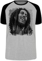 Camiseta Adulto Ou Infantil Bob Marley Black Whithe Reggae Camiseta Adulto Ou Infantil Bob Marley Black Whithe Reggae