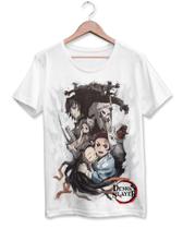 Camiseta Adulto ou Infantil Demon Slayer Tanjiro Nezuko