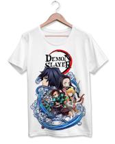 Camiseta Adulto ou Infantil Demon Slayer Tanjiro Nezuko