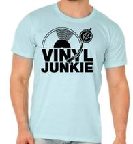 Camiseta Adulto Ou Infantil Dj Musica Vinil Junkie Hip Hop Dance Trance