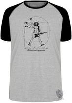 Camiseta Adulto Ou Infantil Homem Vitruviano Leonardo Da Vinci Rock Camiseta Adulto Ou Infantil Homem Vitruviano Leonardo Da Vinci Rock