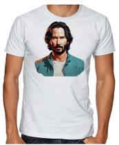 Camiseta Adulto Ou Infantil Keanu Reeves John Wick Ator Camiseta Adulto Ou Infantil Keanu Reeves John Wick Ator