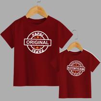 Camiseta Adulto Ou Infantil Papai Original , Copia Reduzida Autenticada Peçã Avulso