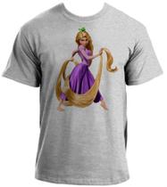 Camiseta Adulto Ou Infantil Rapunzel Princesa