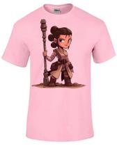 Camiseta Adulto Ou Infantil Rey Jedi Mulher Camiseta Adulto Ou Infantil Rey Jedi Mulher