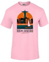Camiseta Adulto Ou Infantil Rio De Janeiro Cristo Redentor