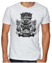 Camiseta Adulto Ou Infantil Setembro Aniversario Melhores Nasceram Camiseta Adulto Ou Infantil Setembro Aniversario Melhores Nasceram