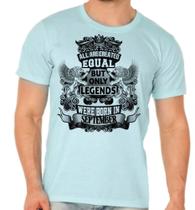 Camiseta Adulto Ou Infantil Setembro Aniversario Melhores Nasceram Camiseta Adulto Ou Infantil Setembro Aniversario Melhores Nasceram