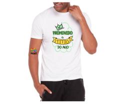 Camiseta Adulto Promovido a TITIO do Ano Est. Verde - Chá de Bebê Revelação Zlprint