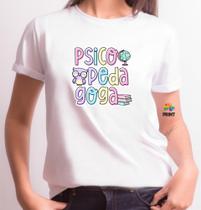 Camiseta Adulto Psicopedagoga Est.MaFu Profissão - Profissões Zlprint