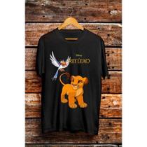 Camiseta Adulto Rei Leao Unissex 100% Algodão