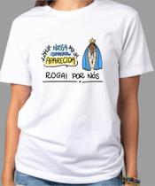 Camiseta Adulto Rogai Por Nós Nossa Senhora Aparecida - Est.Lan1 Zlprint Camiseta Adulto Rogai Por Nós Nossa Senhora Aparecida - Est.Lan1 Zlprint