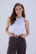 Camiseta Adulto Suplex Regata Cropped Camiseta Adulto Suplex Regata Cropped