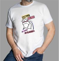 Camiseta Adulto Ultima Quimio da Minha MADRINHA Est. Mulher Forte - Quimioterapia Zlprint