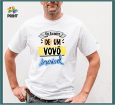 Camiseta Adulto Uso Exclusivo de um Vovô Incrível - Presente dia das Mãe Zlprint Camiseta Adulto Uso Exclusivo de um Vovô Incrível - Presente dia das Mãe Zlprint